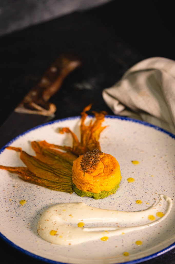 Zucchini and carrot vegetable pie